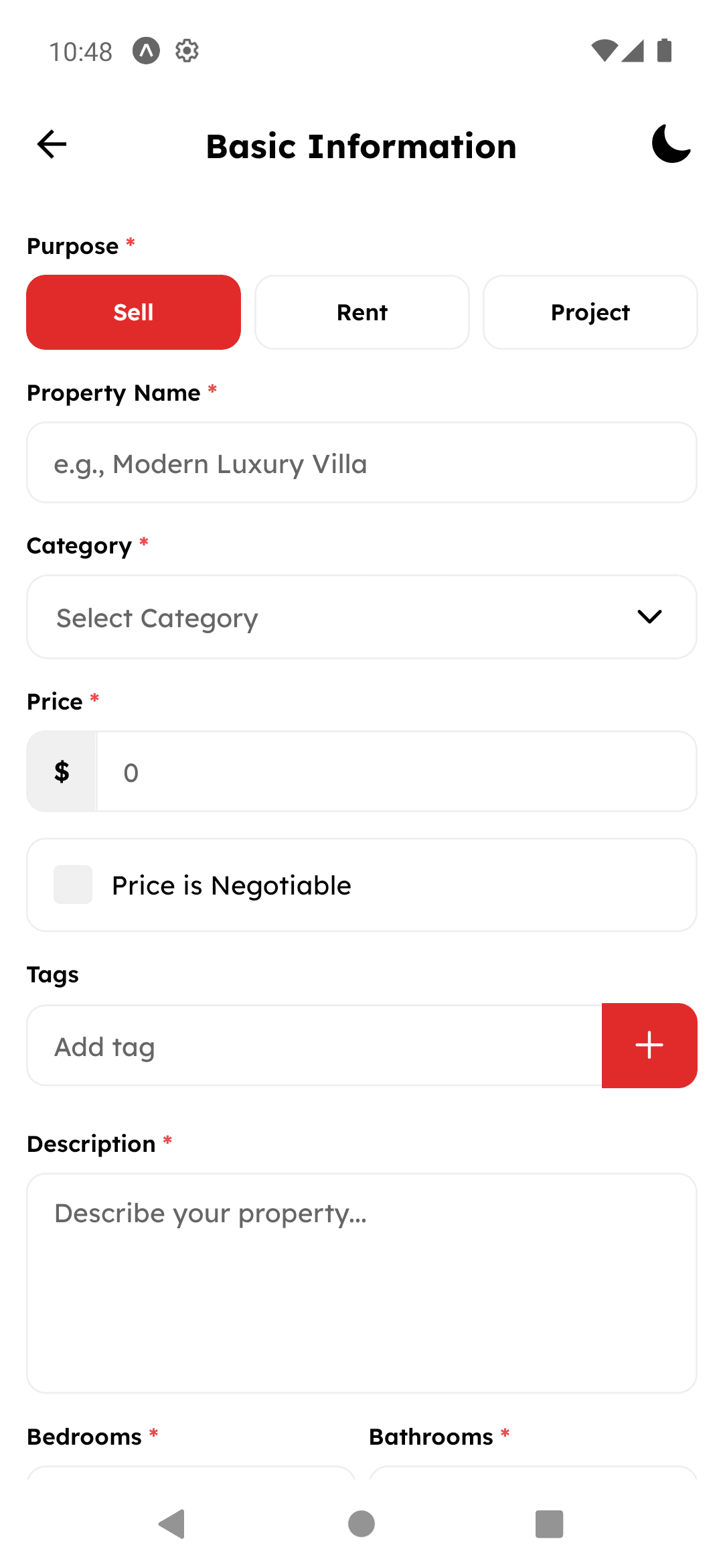 Real Estate screen 20