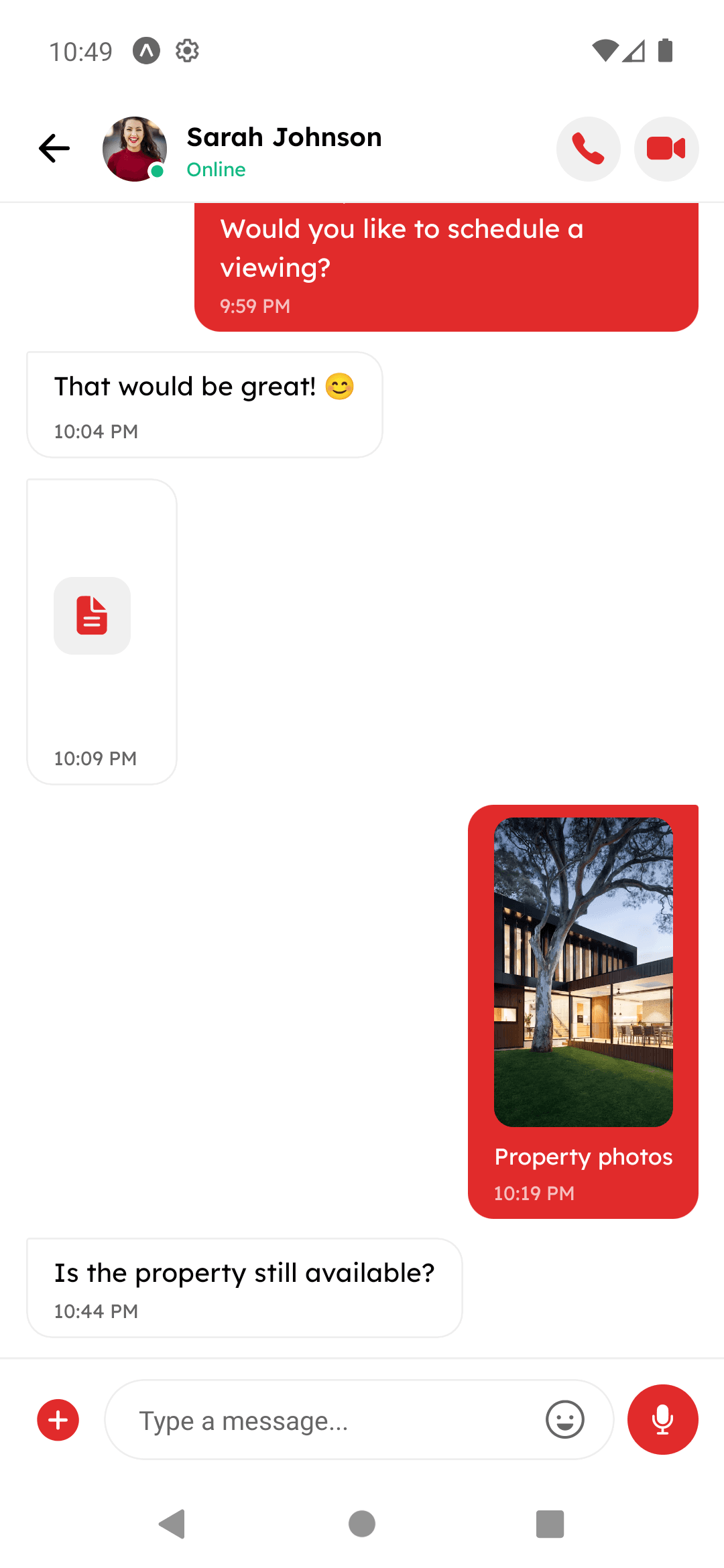 Real Estate screen 11