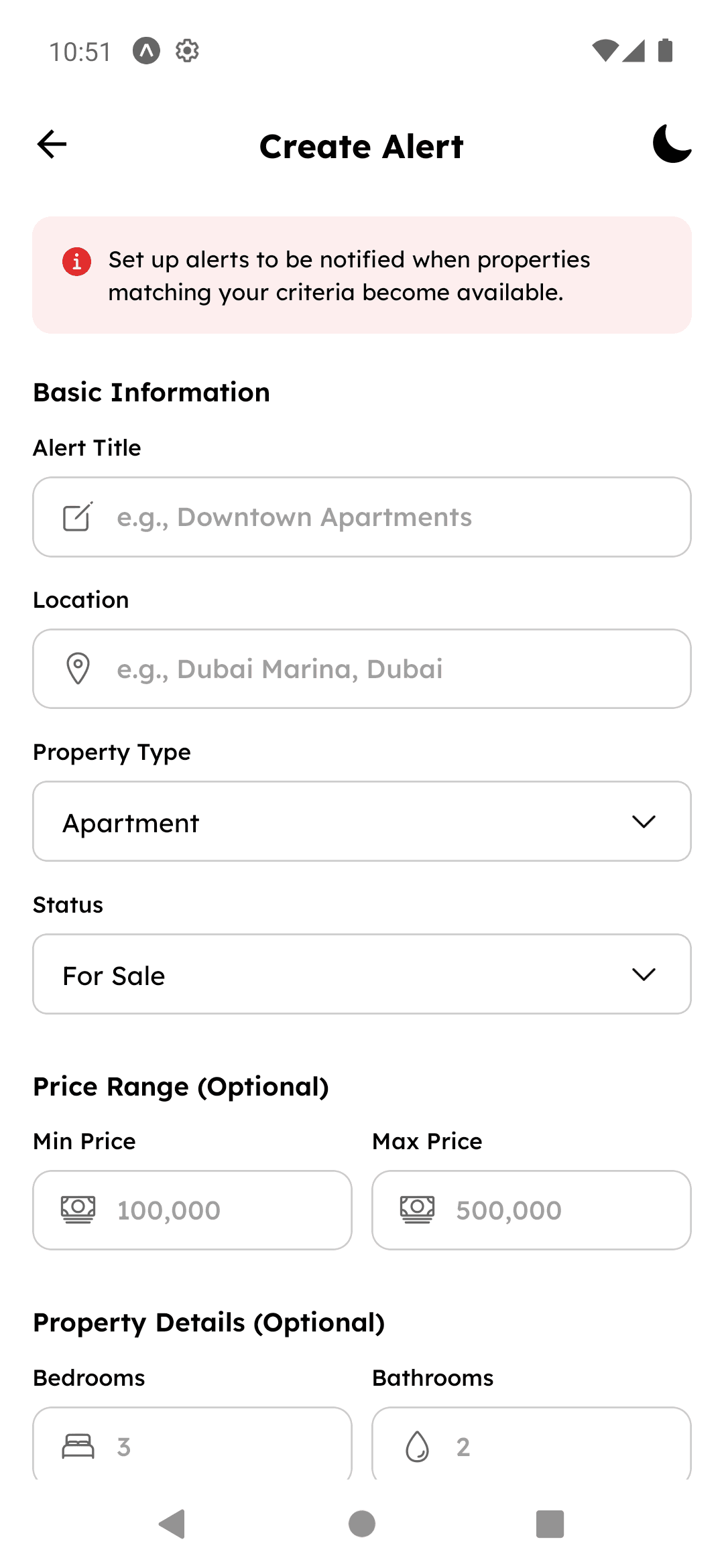 Real Estate screen 9