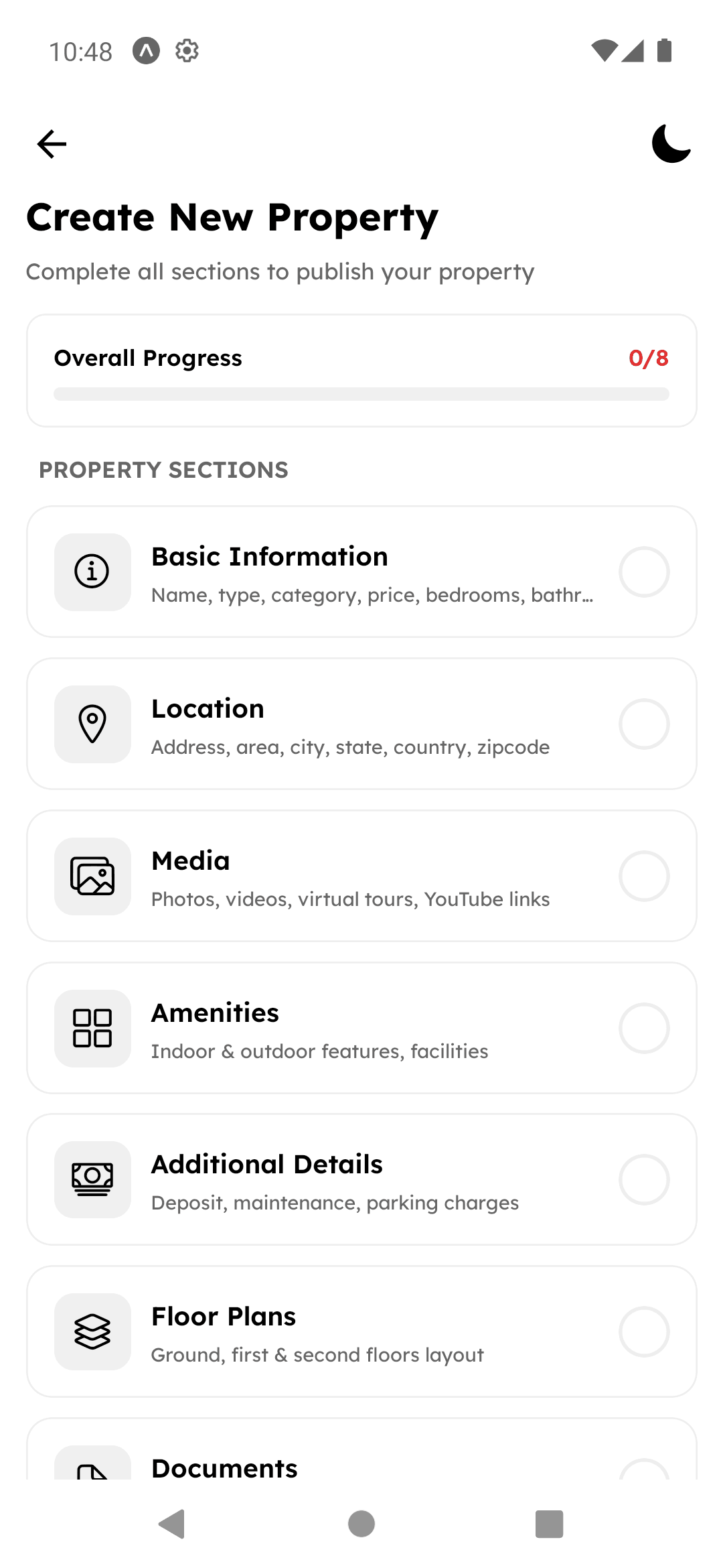 Real Estate screen 21