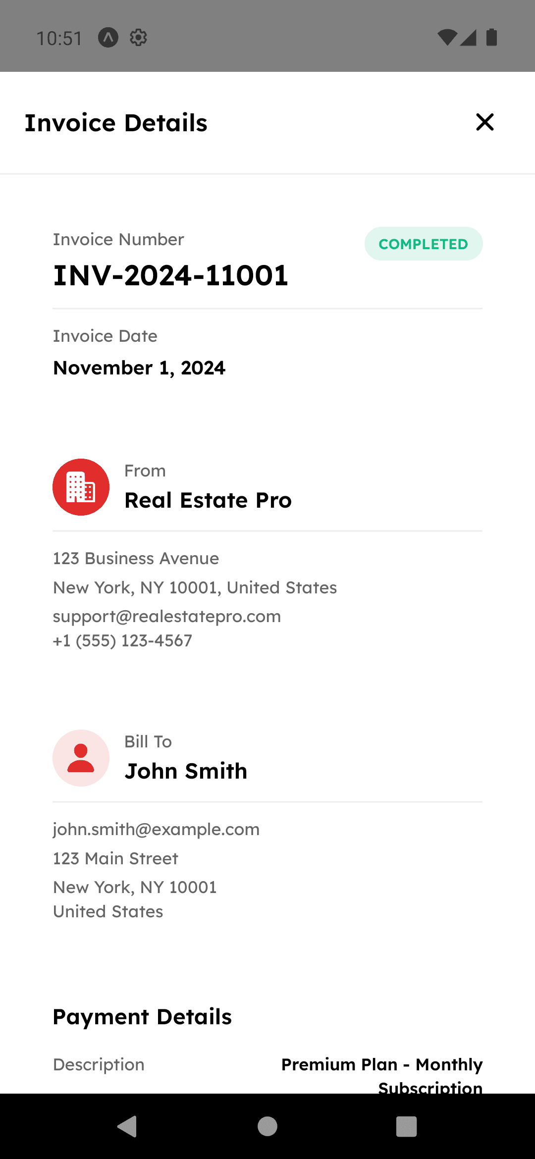 Real Estate screen 5