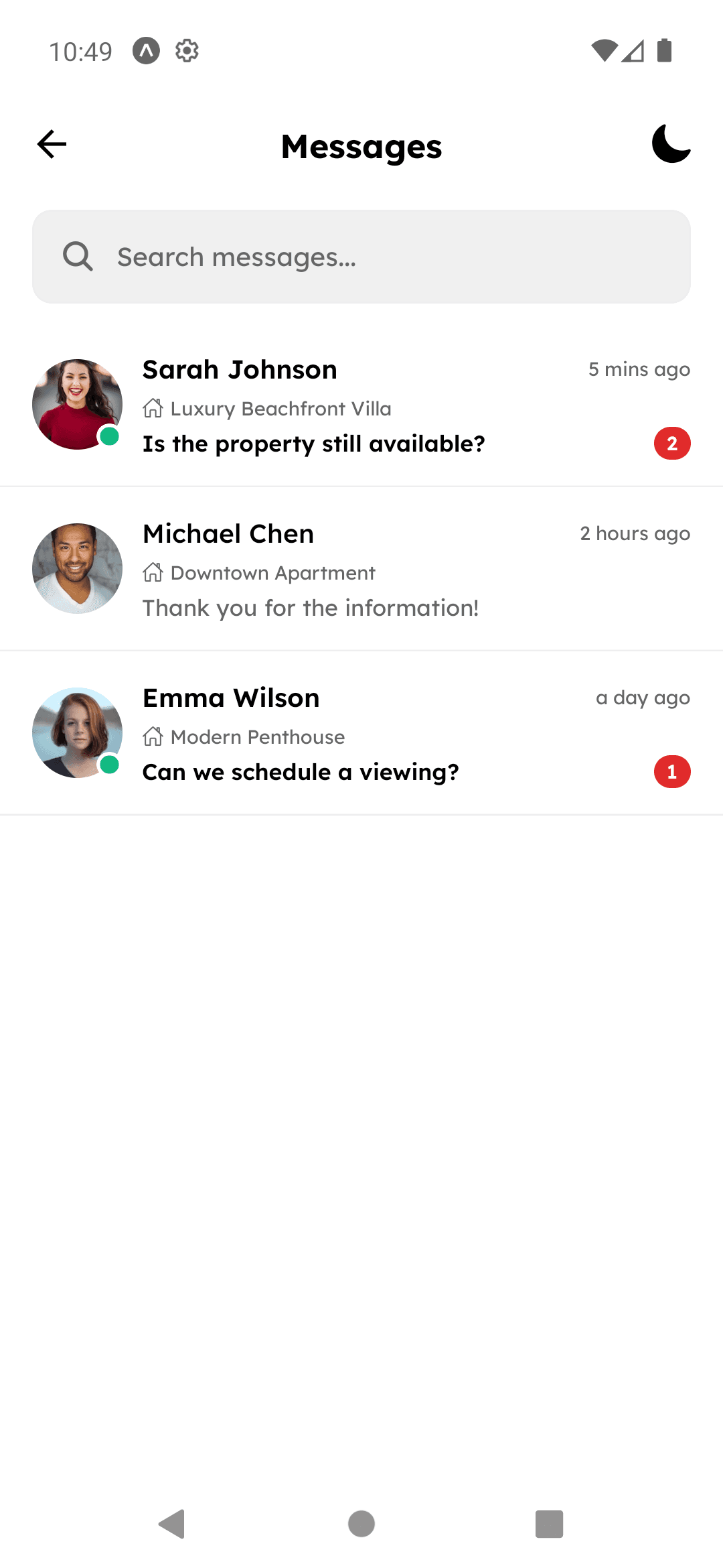 Real Estate screen 12