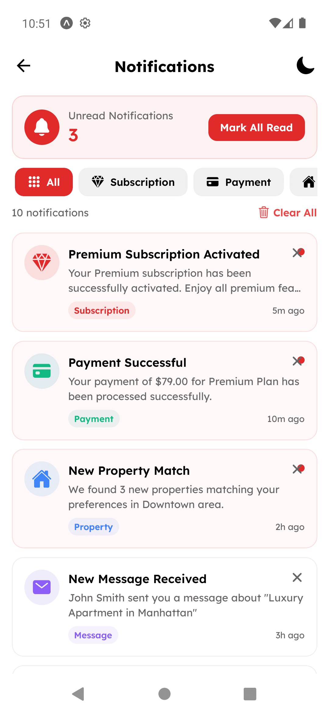 Real Estate screen 4