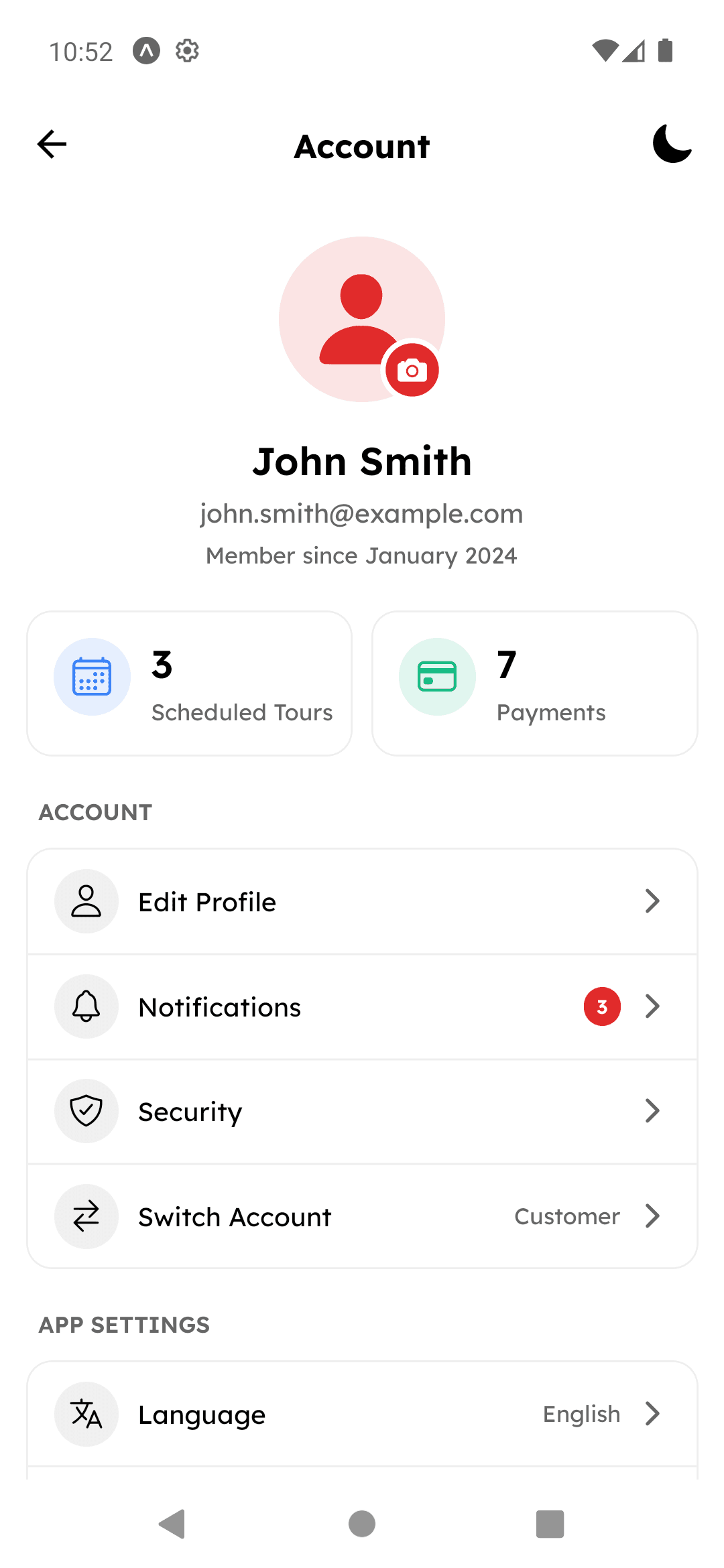 Real Estate screen 3