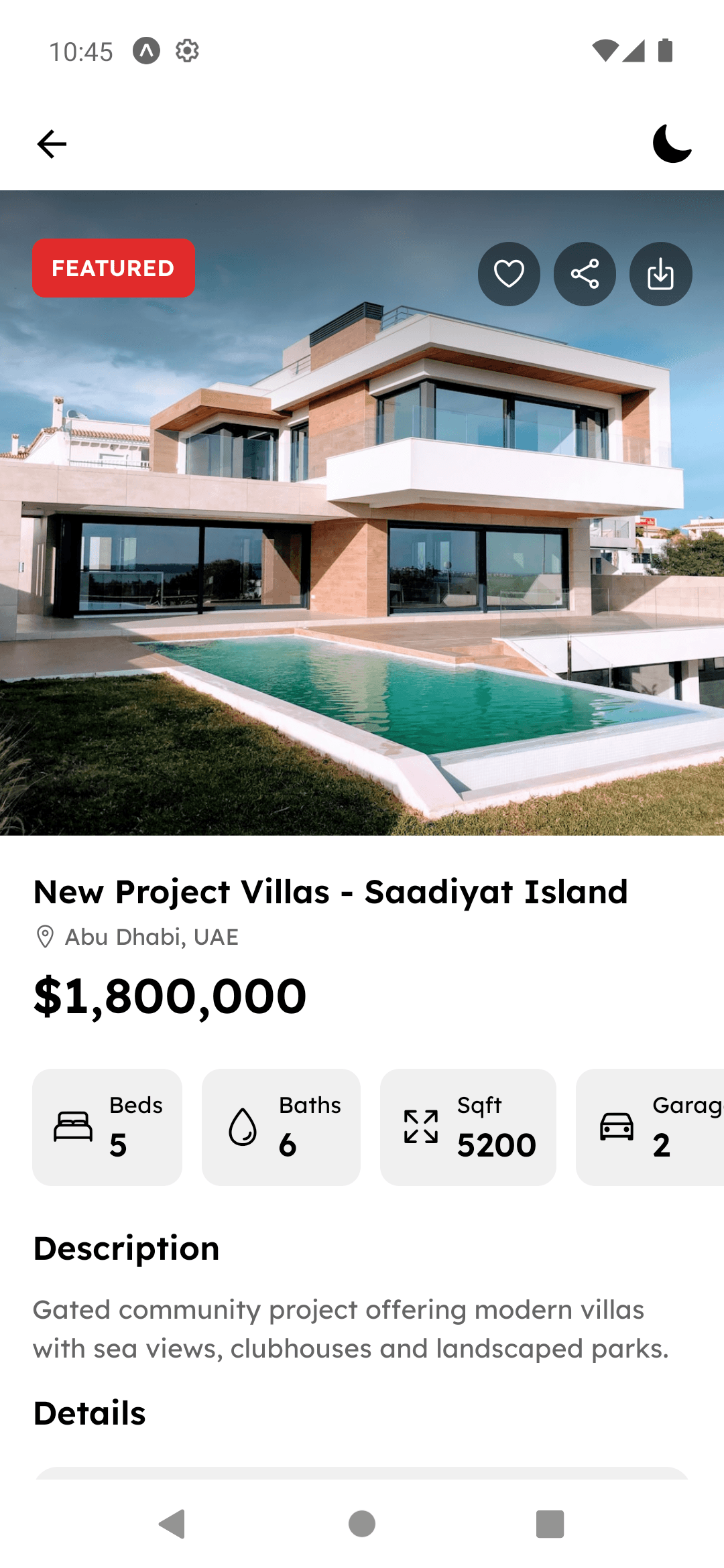 Real Estate screen 33