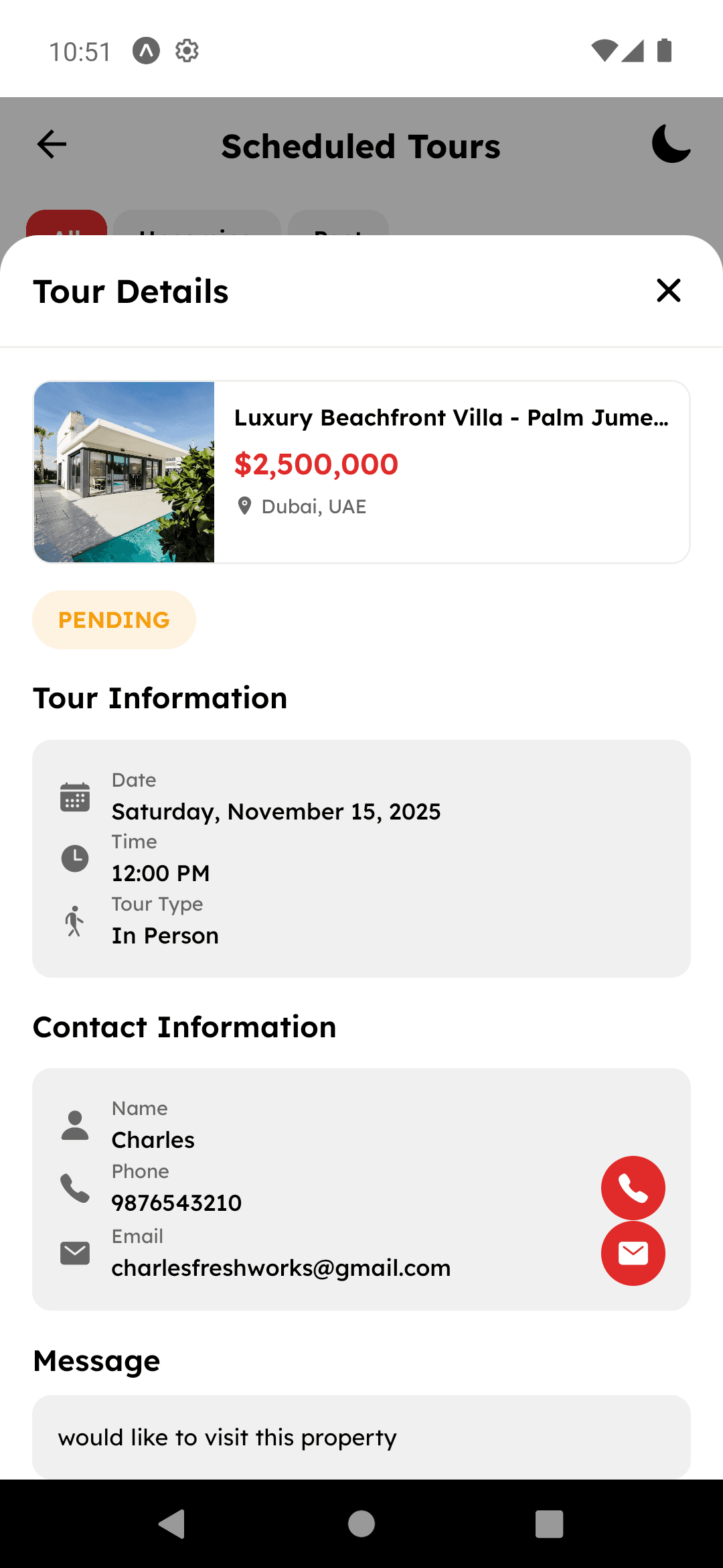 Real Estate screen 10