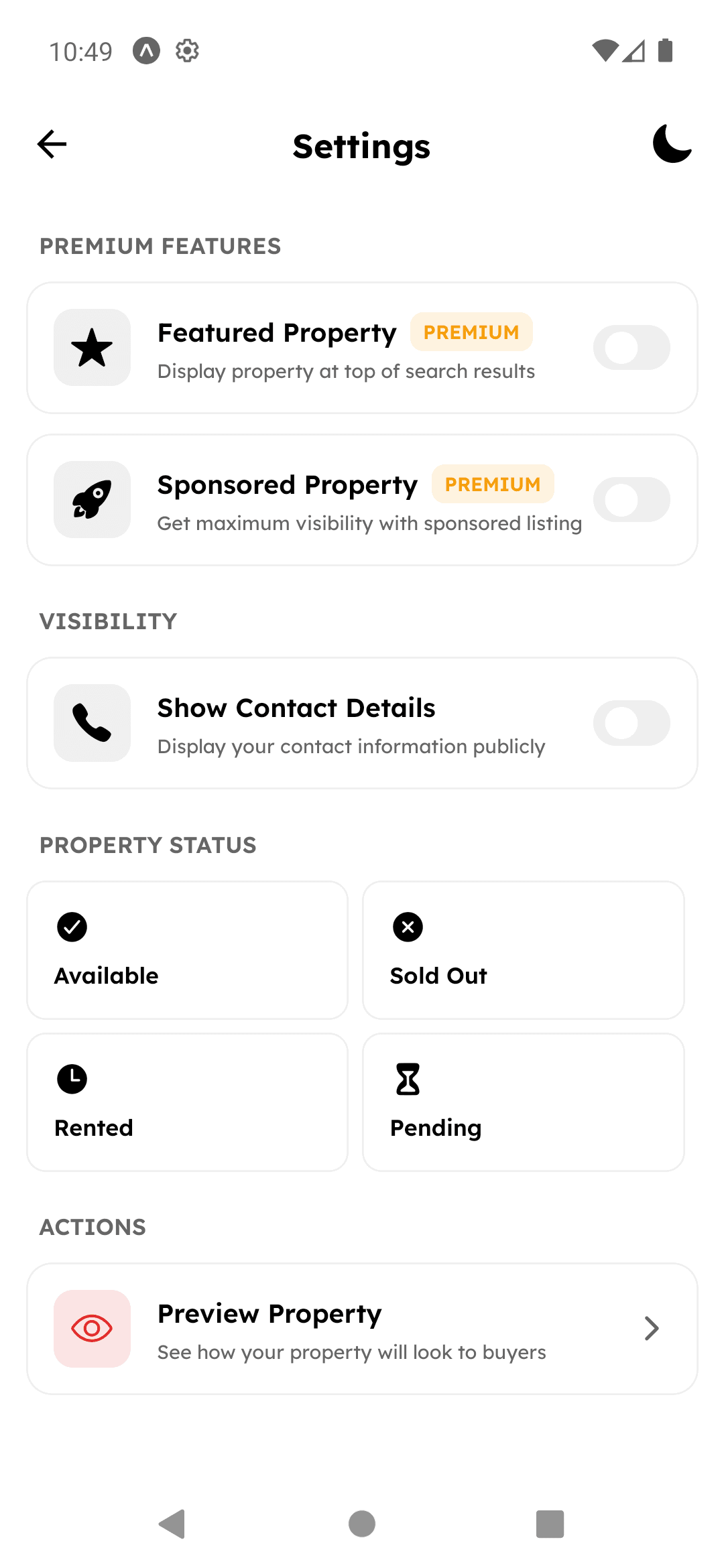 Real Estate screen 13