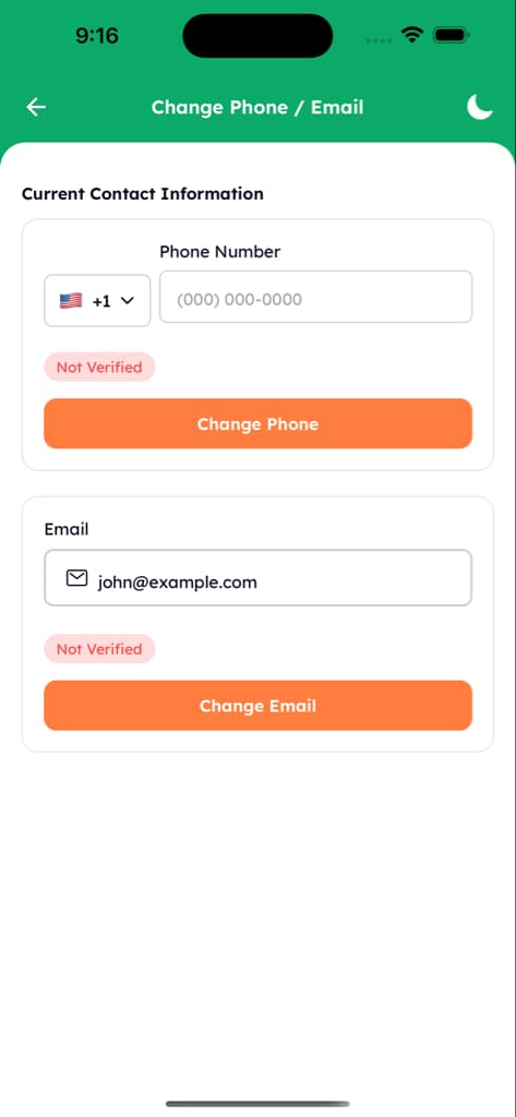 Account & Settings - Screen 3