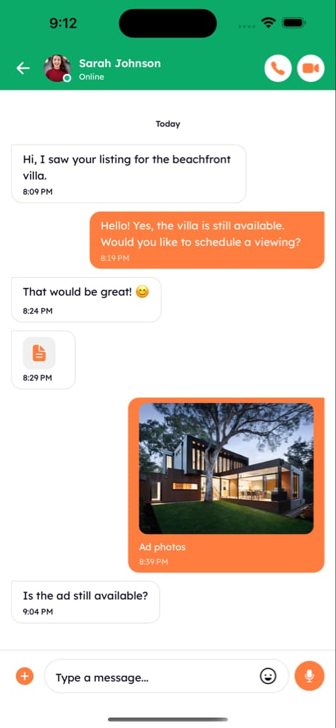 Messages & Chat - Screen 3