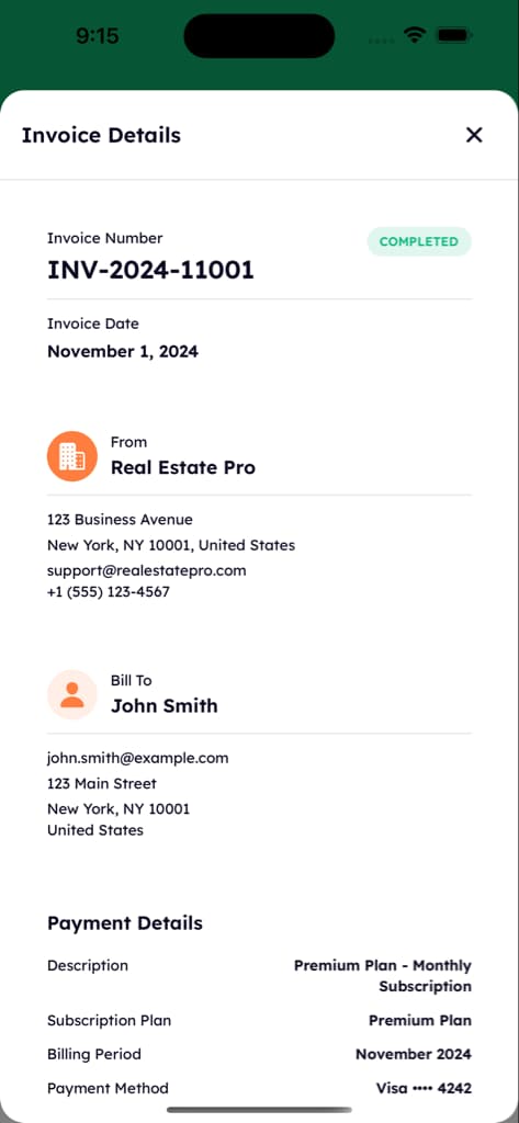 Payments & Finance - Screen 2