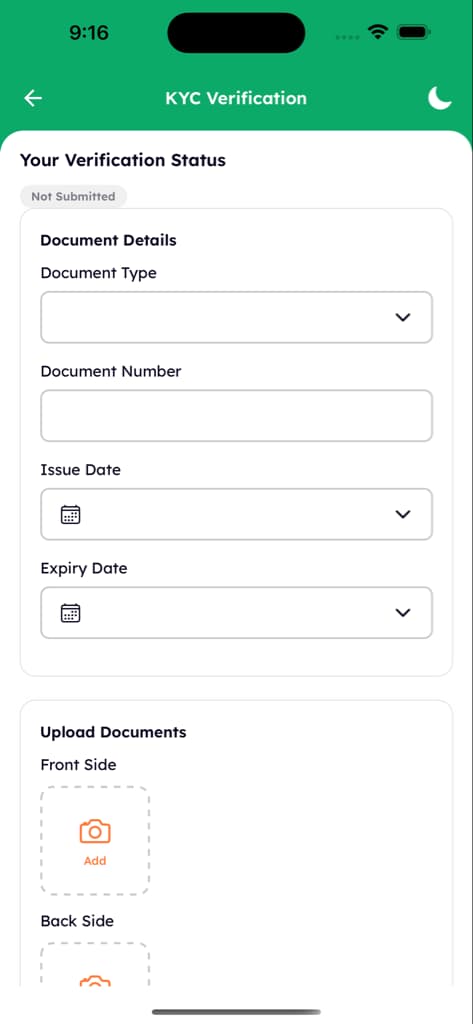 Account & Settings - Screen 5