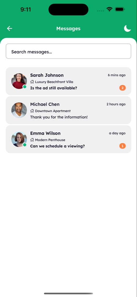 Messages & Chat - Screen 2