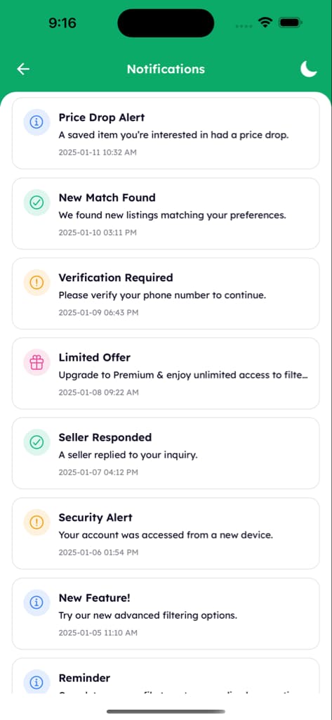 Messages & Chat - Screen 1