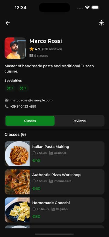 Profiles & Listings - Screen 4