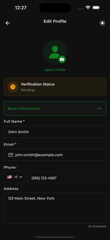Account & Settings - Screen 2