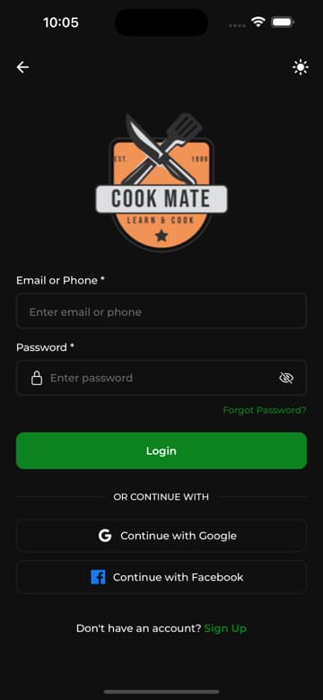 Authentication - Screen 2