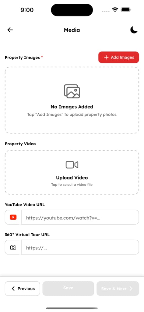 Dashboard & Manage Properties - Screen 12