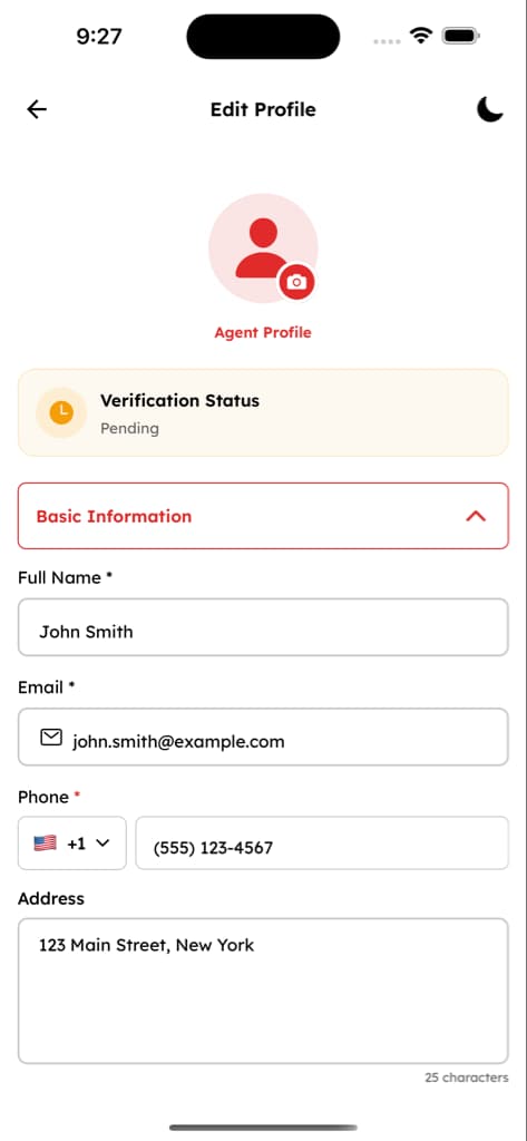 Account & Settings - Screen 2