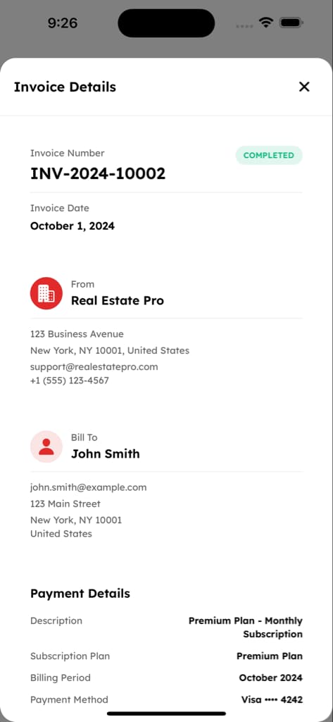 Payments & Finance - Screen 3