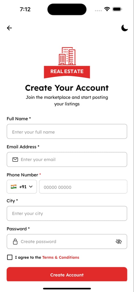 Authentication - Screen 1