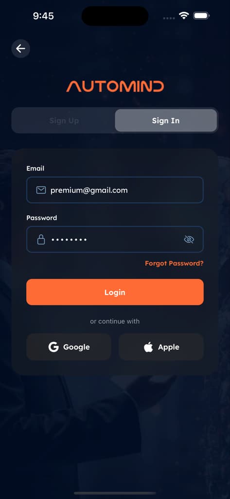 Authentication & Onboarding - Screen 2