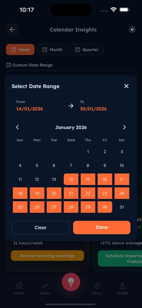 Calendar Integration - Screen 4