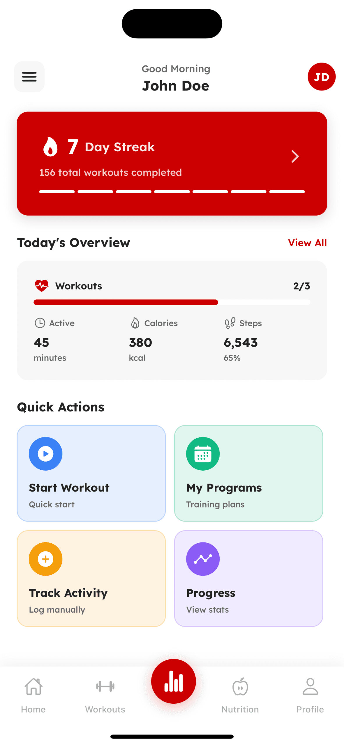 Main Dashboard - Screen 5