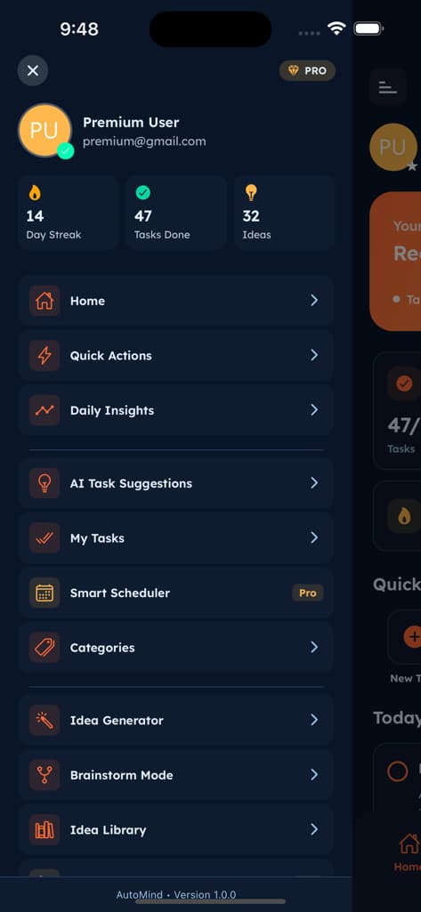 Main Dashboard - Screen 6