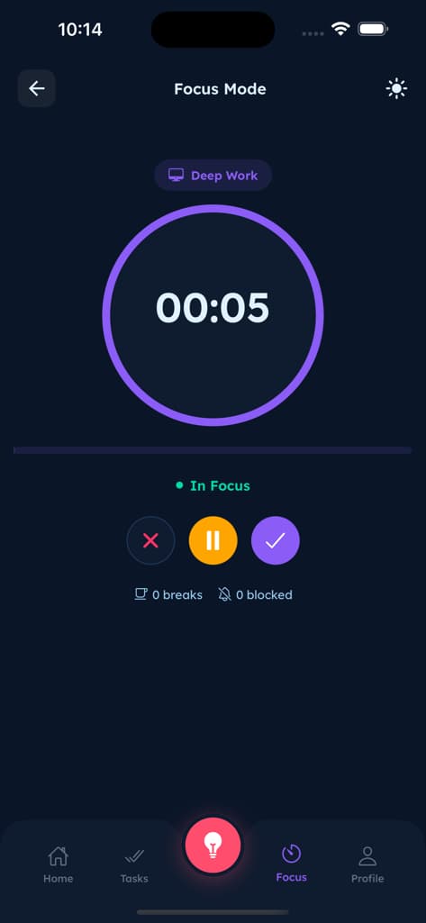 Focus & Productivity - Screen 5