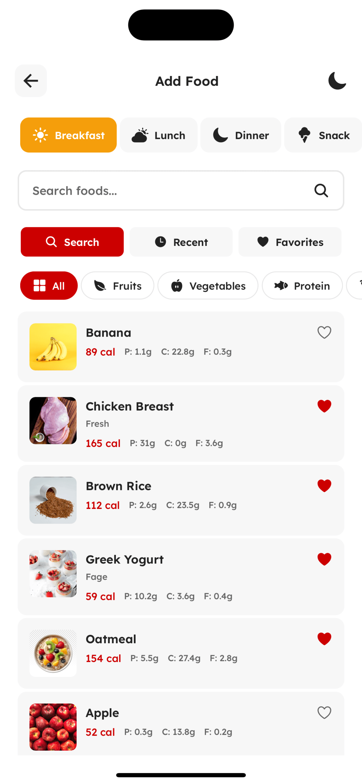 Nutrition & Diet - Screen 5