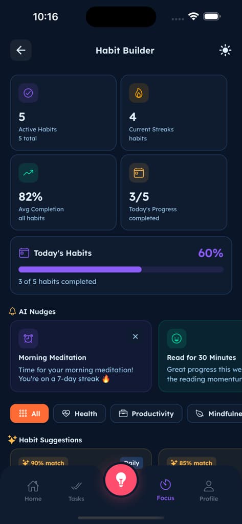 Focus & Productivity - Screen 3