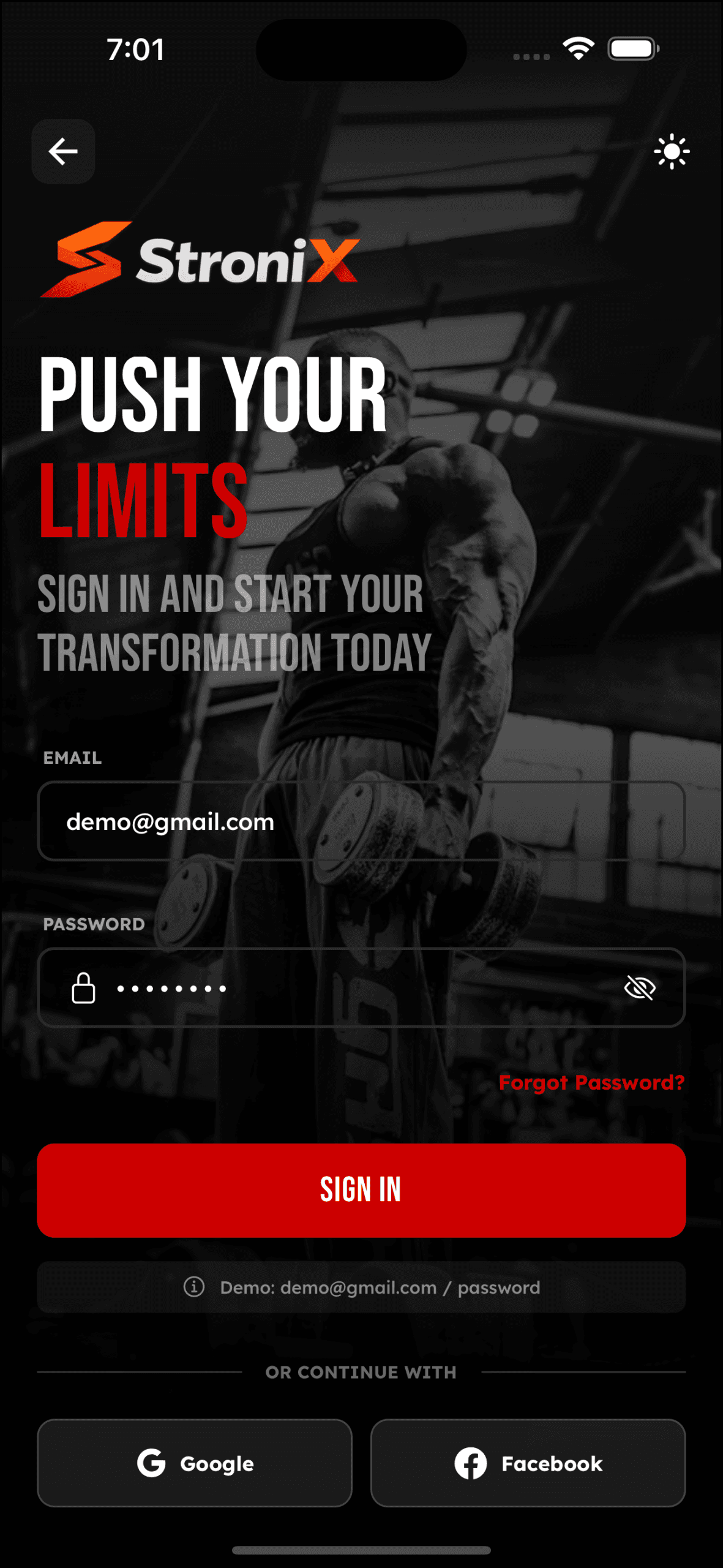 Authentication & Onboarding - Screen 1