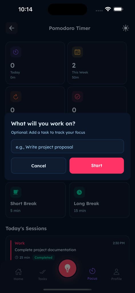 Focus & Productivity - Screen 7