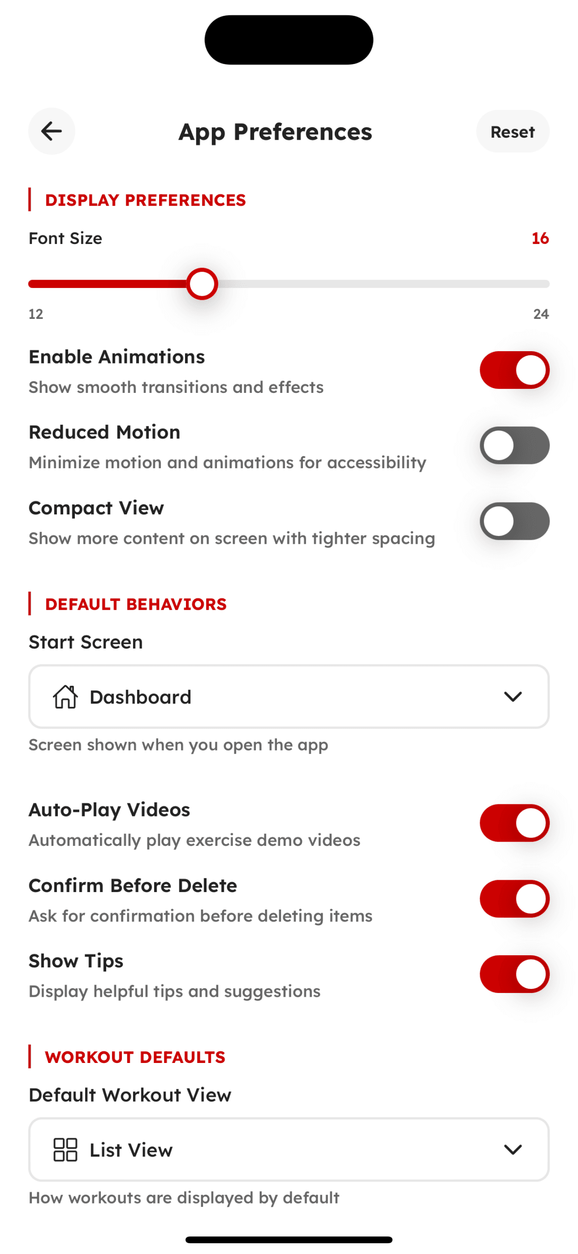 Profile & Settings - Screen 9