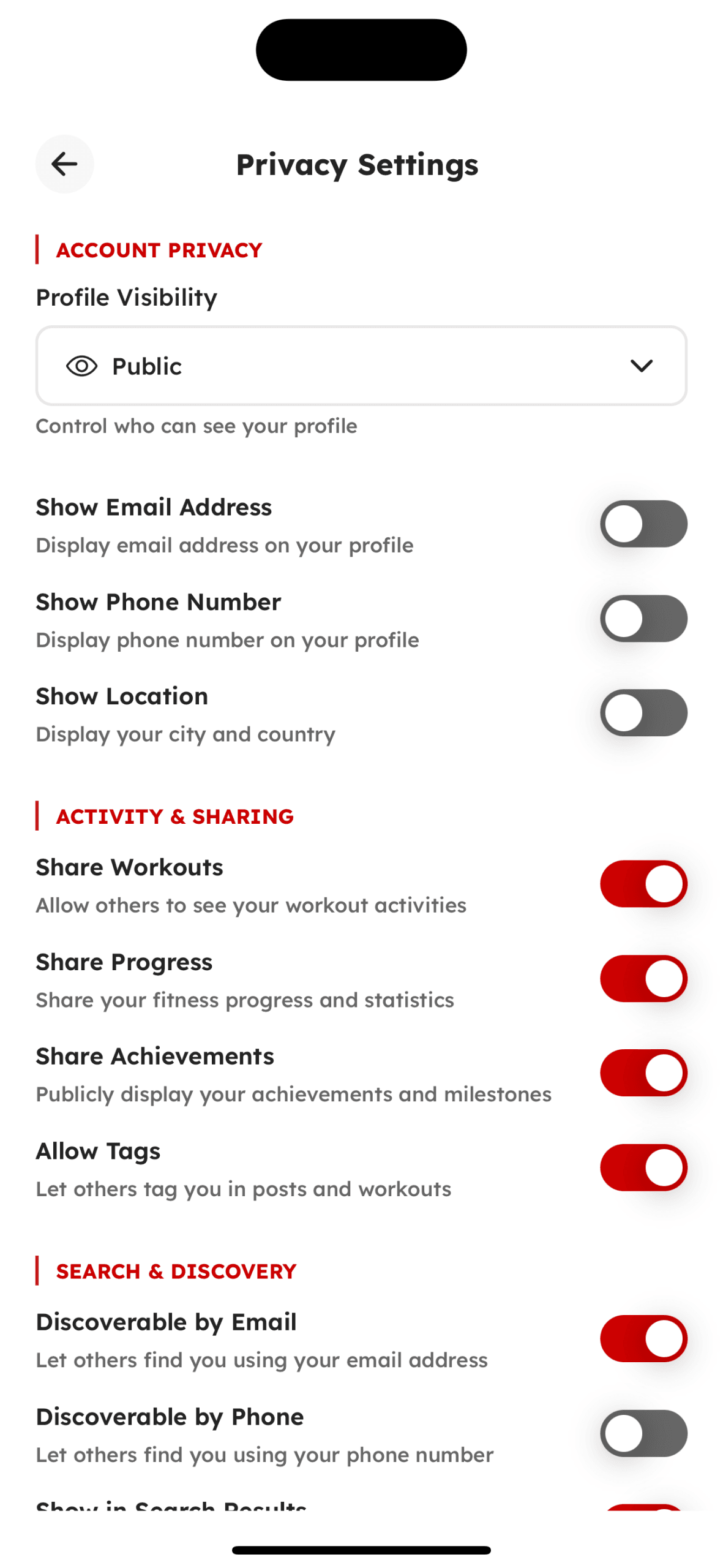Profile & Settings - Screen 11