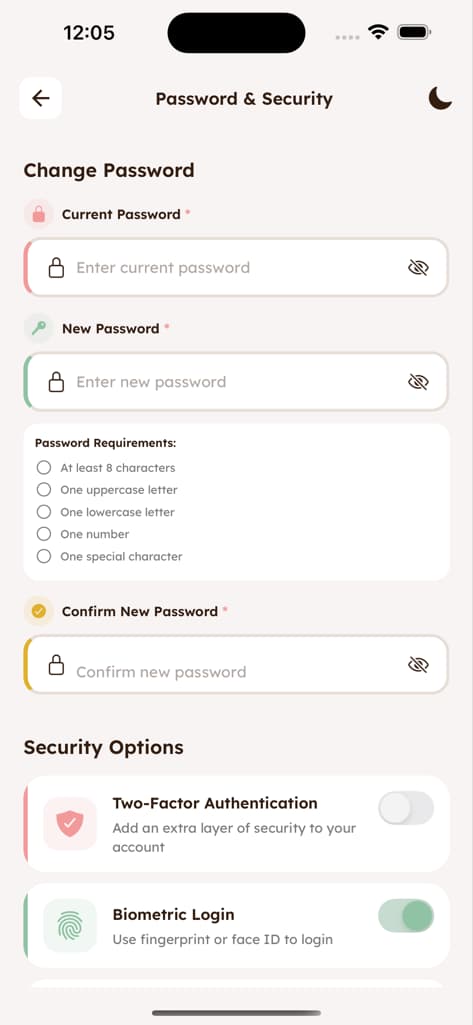 Profile & Settings - Screen 9