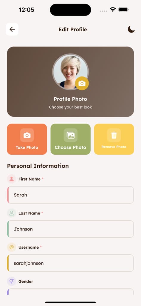 Profile & Settings - Screen 5