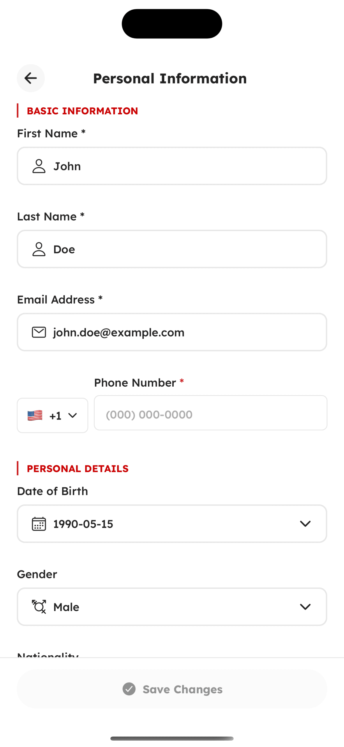 Profile & Settings - Screen 3
