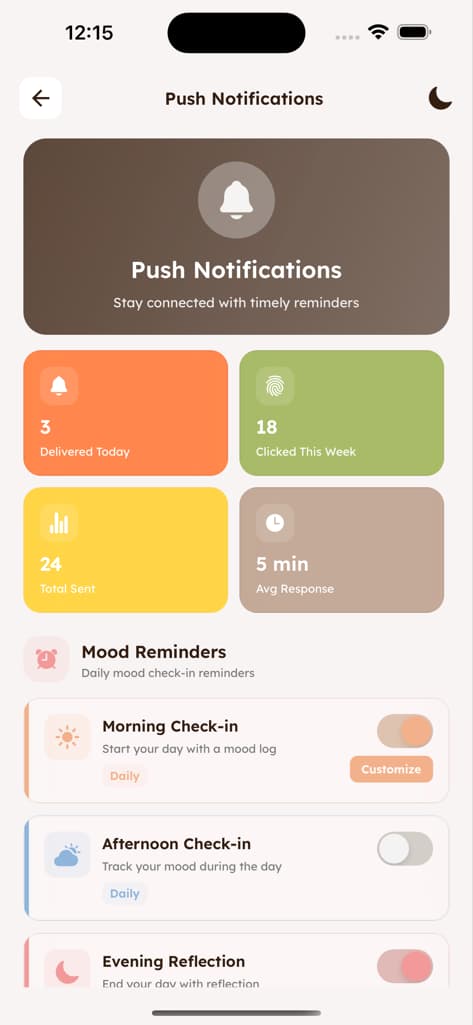 Reminders & Notifications - Screen 3