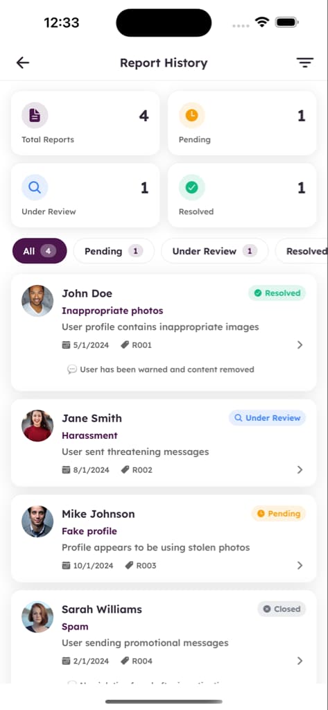 Settings & Support - Screen 3