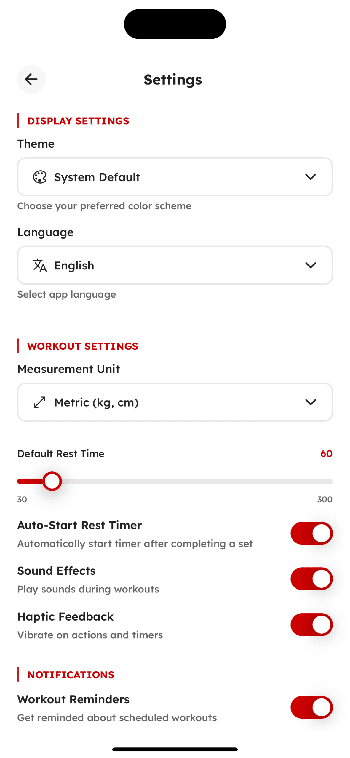 Profile & Settings - Screen 5