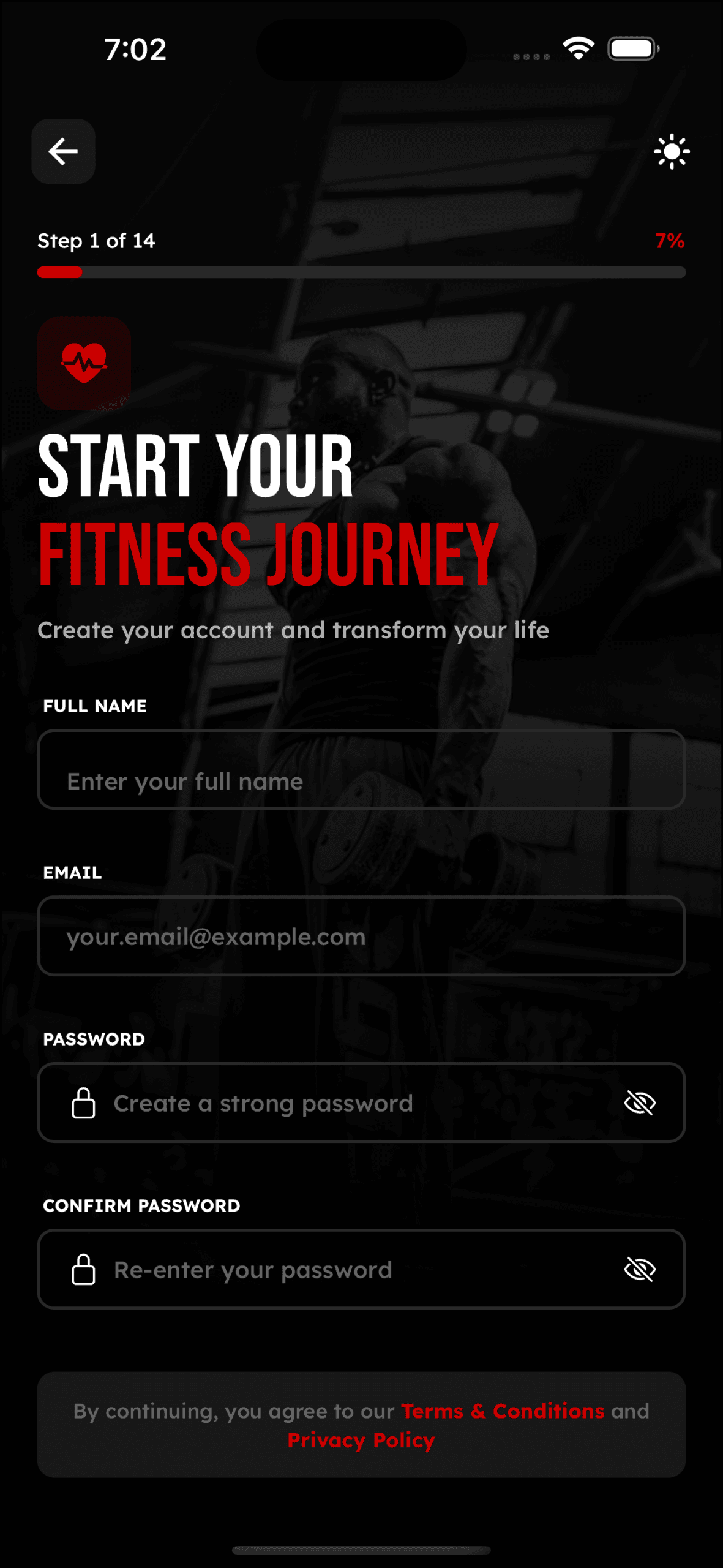 Authentication & Onboarding - Screen 2