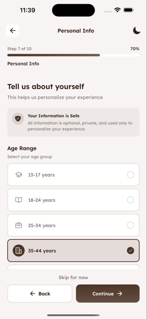 Authentication & Onboarding - Screen 7