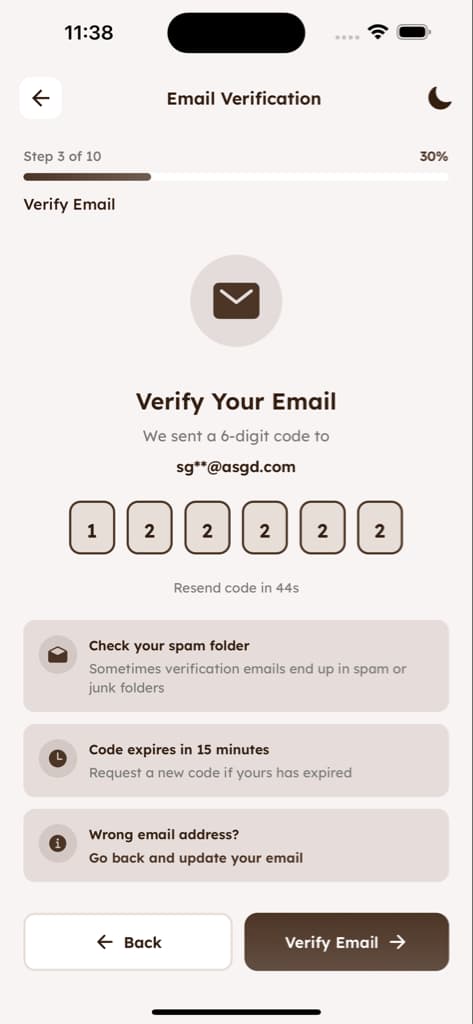 Authentication & Onboarding - Screen 4