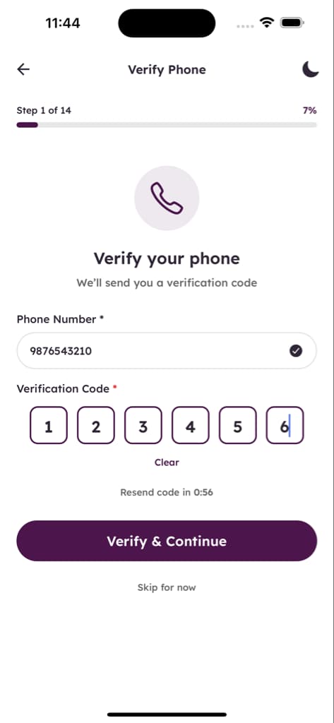 Authentication & Onboarding - Screen 5