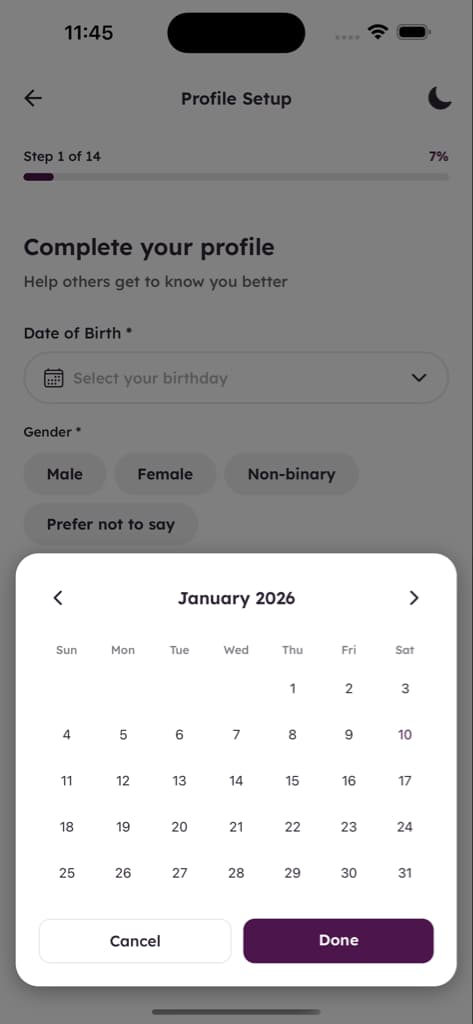 Authentication & Onboarding - Screen 8