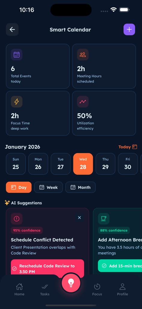 Calendar Integration - Screen 3