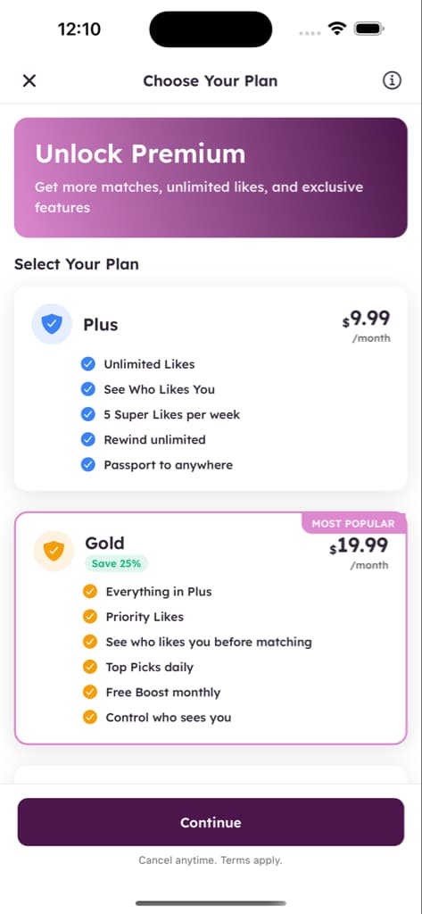 Premium / Monetization - Screen 1