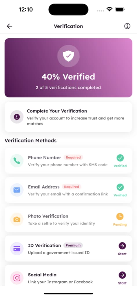 Safety & Trust - Screen 2
